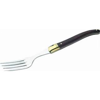 👉 Bruin RVS hout One Size Color-Zilver Laguiole vorkenset 19,3 cm RVS/hout zilver/goud/bruin 7-delig 4001833070495
