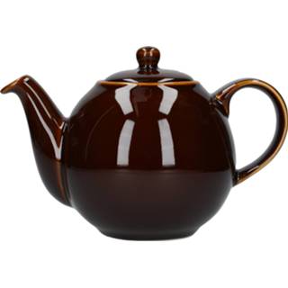 👉 Theepot bruin keramiek One Size Color-Bruin London Pottery filter 900 ml donkerbruin 5017039142644