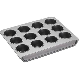 👉 Zilver staal One Size Color-Zilver MasterClass cupcakevorm 37 x 29 4 cm carbonstaal 5057982053598