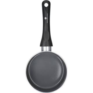 👉 Steelpan One Size zwart Steelpan, 14 cm, Gerecycled, Non-Stick - MasterClass | Can-to-Pan 5057982074333