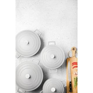 👉 Braadpan grijs gietaluminium aluminium Braadpan, 24 cm, 4 L, Gietaluminium, Ombre - MasterClass 5057982061630