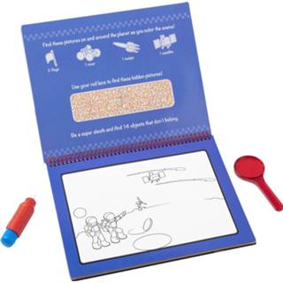 👉 Kleurboek rood karton kunststof One Size Color-Rood Melissa & Doug Water Wow - Adventure 772401722