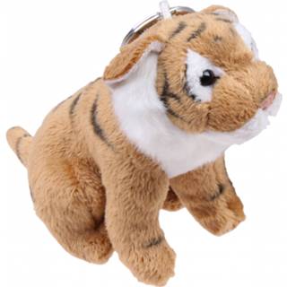 👉 Sleutelhanger bruin pluche National Geographic Tijger 12 Cm 8720585126217