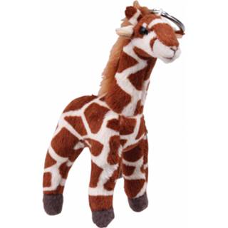 👉 Sleutelhanger bruin pluche One Size Color-Bruin National Geographic giraf 12 cm 8720585126330