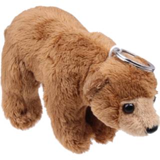 👉 Sleutelhanger bruin pluche One Size Color-Bruin National Geographic beer 12 cm 8720585126279