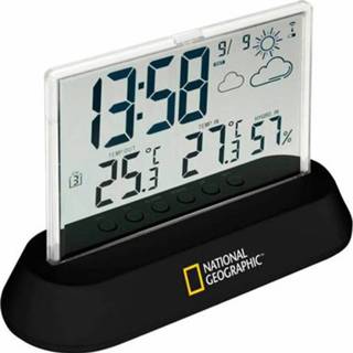 👉 Weerstation transparant zwart kunststof One Size Color-Zwart National Geographic 14 cm 2-delig 4007922056654