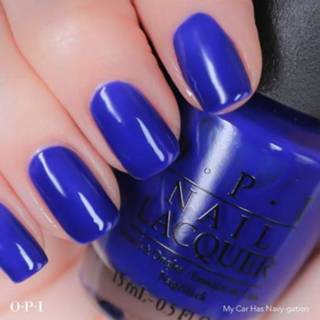 👉 Nagellak glas One Size Color-Blauw vrouwen OPI My Car Has Navy-Gation dames 15 ml navy 9405110