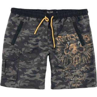 👉 Zwembroek mannen m camouflage Rock Rebel by EMP - Badeshorts im Muster mit Prints und Taschen 4064854443426