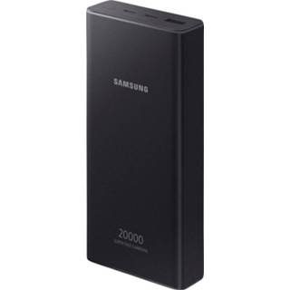 👉 Powerbank zwart Samsung 20000 mAh Power Delivery 3.0, Quick Charge 2.0 LiPo USB-C 8806090653896