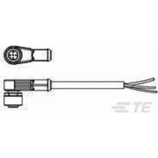 👉 Actuator TE Connectivity 2273012-1 Sensor/actuator connector, geassembleerd M8 Bus, haaks 1.50 m Aantal polen: 4 1 stuk(s) 2050005500249