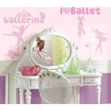 👉 Muursticker vinyl One Size Color-Meerkleurig RoomMates muurstickers Ballet met glitter 30 stuks 34878052212