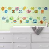👉 Muursticker vinyl One Size Color-Meerkleurig RoomMates muurstickers ABC Animals 52 stuks 34878029597