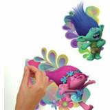 👉 Muursticker kunststof One Size Color-Meerkleurig RoomMates muurstickers Trolls junior 45 x 25 cm 4 vellen 34878201306