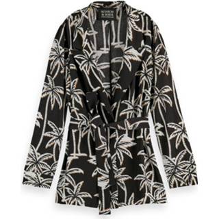 👉 Blazer viscose m vrouwen zwart Scotch & Soda 168684 8719029871875
