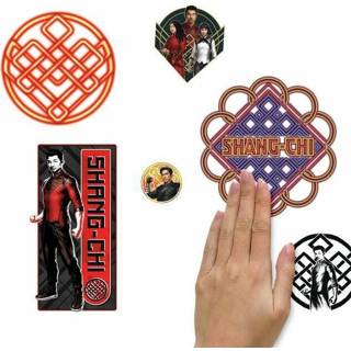 👉 Muursticker vinyl One Size Color-Meerkleurig RoomMates Shang-Chi junior 44 x 23 cm 17-delig 34878515014