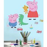 👉 Muursticker vinyl One Size Color-Meerkleurig RoomMates muurstickers Peppa Pig 8 stuks 34878874937