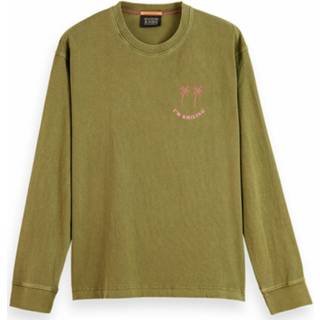 👉 Pullover katoen l male groen Scotch & Soda 166801 8719029825267