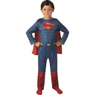 👉 Verkleedpak blauw polyester Color-Blauw Rubie's Justice League Superman junior mt 104 883028282944