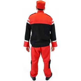 👉 Verkleedpak rood polyester 56 Color-Rood mannen Rubie's brandweerman heren maat 4003417754807