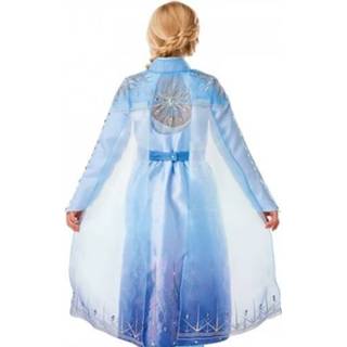 👉 Verkleedpak blauw polyester Color-Blauw Rubie's Elsa Frozen II 5-delig mt 104 883028387199