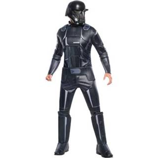 👉 Verkleedpak zwart polyester m Color-Zwart mannen Rubie's Death Trooper heren 3-delig mt 883028182282