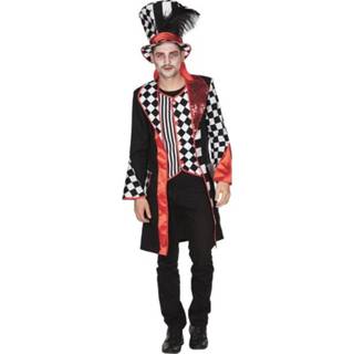 👉 Pierrot kostuum zwart rood wit polyester 58 Color-Zwart mannen Rubie's heren zwart/rood/wit maat 4003417865121