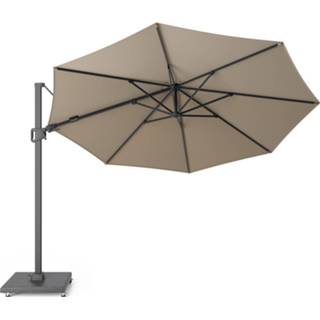 👉 Bermuda aluminium active zweefparasol 350 cm rond taupe 8720039165137