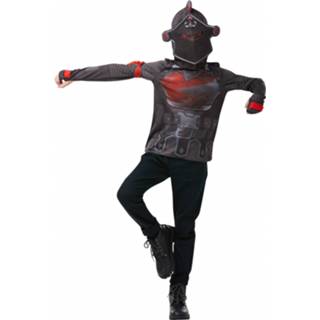 👉 Zwart grijs polyester 140 Color-Grijs jongens Rubie's kostuum Fortnite Black Knight maat 883028344116