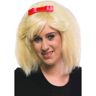 👉 Pruik synthetisch One-Size Color-Geel vrouwen Rubie's Lady Gaga blond dames 4003417071539