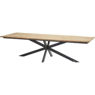 👉 Terrastafel aluminium active Minerva dining tuintafel met Robusto teakblad 280x95xH75 cm 4 Seasons Outdoor