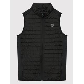 👉 Bodywarmer polyester male zwart Jack & Jones Jjemulti collar sn jr 5715211915603
