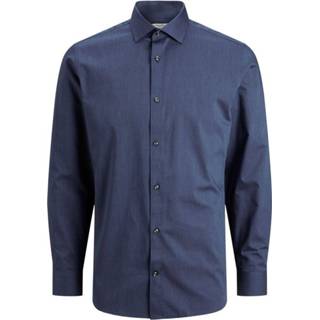 👉 Shirt katoen l male blauw Jack & Jones Jprblaroyal l/s noos 5714909925863