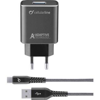 👉 Cellularline TETRACHHUKITQCTYCK USB-oplader Thuis 1 x USB 2.0 bus A
