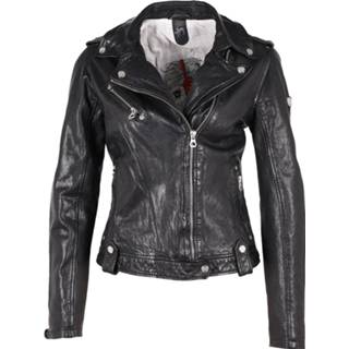 👉 Biker jacket polyester l vrouwen zwart Gipsy Famos laosv regular fit. 4063495164042