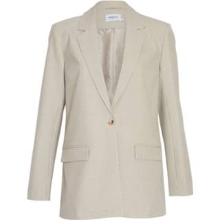 👉 Blazer kant s vrouwen beige Moss Copenhagen Jaida eucalyptus