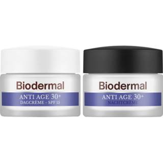 👉 Nacht crème Combiset Biodermal Anti Age 30+ Gezichtsverzorgingsroutine - Dag- en Nachtcrème 2 stuks