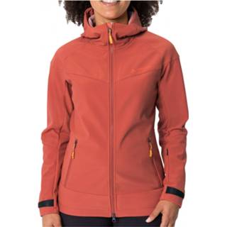 👉 Softshell jacket 48 vrouwen zwart blauw Vaude - Women's All Year Elope Softshelljack maat 48, blauw/zwart 4062218272255