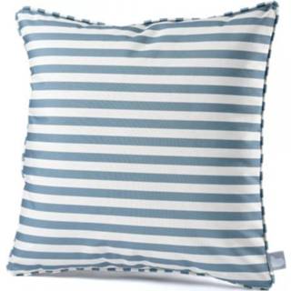 👉 Pencil blauw active Extreme Lounging Kussen B-Cushion Pattern Stripe Sea Blue (50x50cm) 5060331726258