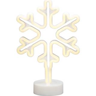 👉 Wit Konstsmide 3077-100 LED-silhouet Sneeuwvlok Warmwit LED 7318303077104