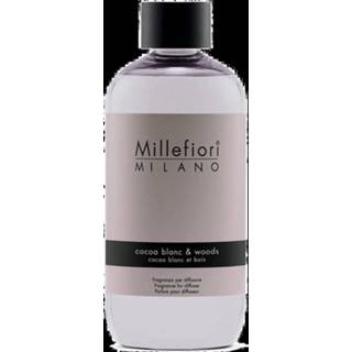 👉 Geurstokje active Millefiori Milano Navulling Geurstokjes Natural Cocoa Blanc&Woods 8051938691442