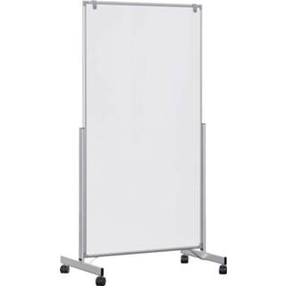 👉 Whiteboard wit zijde Maul Mobiel MAULpro easy2move (b x h) 100 cm 180 kunststofgecoat Aan beide zijden te gebruiken, Incl. wielen 4002390076579