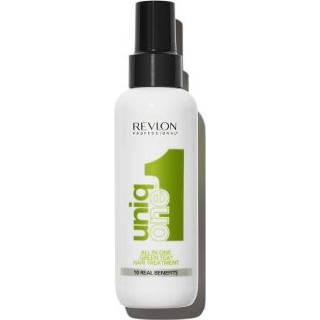 👉 Donkergroen active Revlon Uniq One All In Hair Treatment Green Tea 150ml 8432225129860