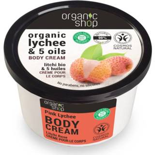 👉 Bodycrème roze active Organic Shop Pink Lychee 250 ml 4744183012424