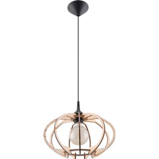 Hanglamp hout mannen Sollux Mandelino Ø 35 cm 5902622428918