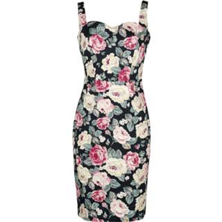 👉 Pencil rose vrouwen s meerkleurig Banned Retro - Bloom Dress Medium-lengte jurk 5059075228999