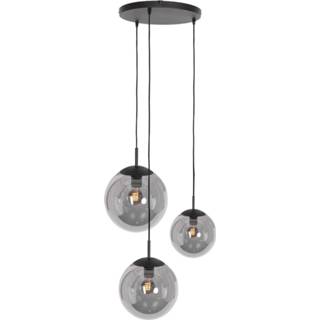 👉 Hanglamp zwart Steinhauer bollique Ø 40 cm 3 lichts 3123 8712746147117