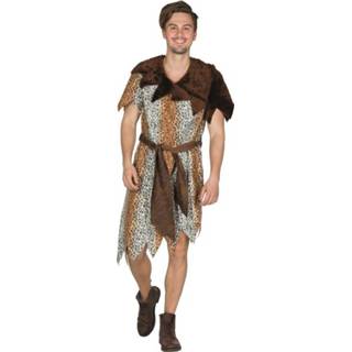 👉 Verkleedpak bruin polyester XL Color-Bruin mannen Rubie's Holbewoner heren maat 56/58 4003417867675