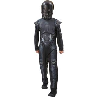 👉 Verkleedpak zwart polyester 116 Color-Zwart Rubie's Star Wars Droid junior maat 883028198498