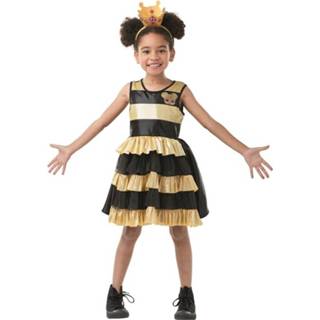 👉 Verkleed kostuum polyester Color-Geel 116 meisjes Rubie's Bijen verkleedkostuum maat 883028341580