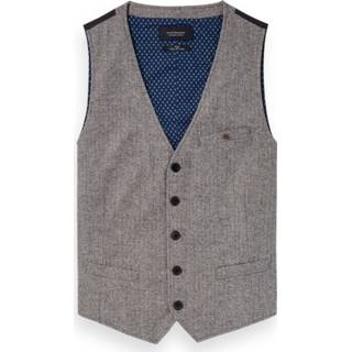 👉 Gilet grijs l Scotch & Soda (145290 - 0219) 8719031940767
